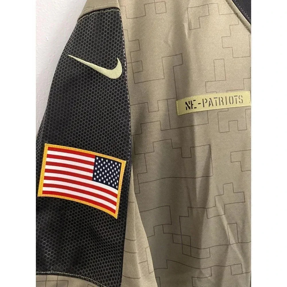 Nike NFL Cam Newton NE Patriots Salute to Service Jersey Men's X Large - Sewn - Picture 2 of 12